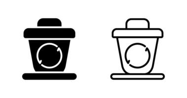 Recycling bin Vector Icon