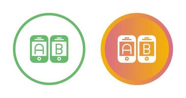 A B Testing Vector Icon