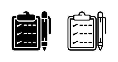 Notepad with pen Vector Icon