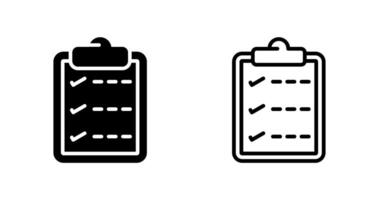 Task list with checkmarks Vector Icon