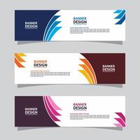 Vector set of landscape banner background design concept. Web background business layout template