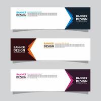 Vector set of landscape banner background design concept. Web background business layout template