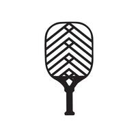 Pickleball paddle Vector Illustration. Pickleball Paddle and Ball Vector,  Clipart of Pickleball, Pickleball Bat and Symbol