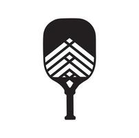 Pickleball paddle Vector Illustration. Pickleball Paddle and Ball Vector,  Clipart of Pickleball, Pickleball Bat and Symbol