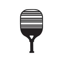 Pickleball paddle Vector Illustration. Pickleball Paddle and Ball Vector,  Clipart of Pickleball, Pickleball Bat and Symbol