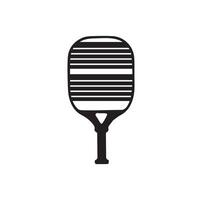 Pickleball paddle Vector Illustration. Pickleball Paddle and Ball Vector,  Clipart of Pickleball, Pickleball Bat and Symbol