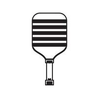 Pickleball paddle Vector Illustration. Pickleball Paddle and Ball Vector,  Clipart of Pickleball, Pickleball Bat and Symbol