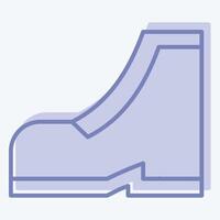 icono zapatos. relacionado a Moda símbolo. dos tono estilo. sencillo diseño editable. sencillo ilustración vector