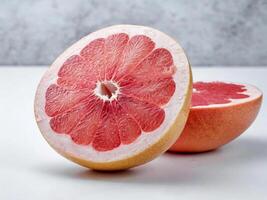 AI generated Generated ImagePomelo fruit Close up high resolution images photo