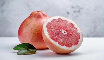 ai generado generado imagenpomelo Fruta cerca arriba alto resolución imágenes foto