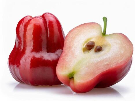 AI generated Generated ImaRose apple High resolution images on white backgroundge photo