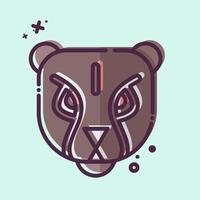 Icon Puma. related to Kenya symbol. MBE style. simple design editable. simple illustration vector