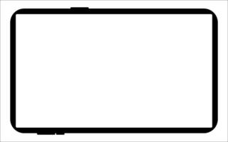 Blank screen tablet frame, Layout of a universal set of devices. UI, tablet mockup for UX for infographics or presentations. vector