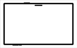 Blank screen tablet frame, Layout of a universal set of devices. UI, tablet mockup for UX for infographics or presentations. vector