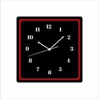 vector conjunto de oficina pared relojes de varios formas diseño modelo aislado en blanco antecedentes. marcar con romano numerales pared reloj Bosquejo para marca y publicidad aislado. reloj cara diseño