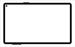 Blank screen tablet frame, Layout of a universal set of devices. UI, tablet mockup for UX for infographics or presentations. vector