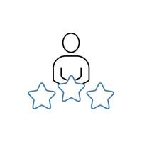 specialist concept line icon. Simple element illustration. specialist concept outline symbol design. vector