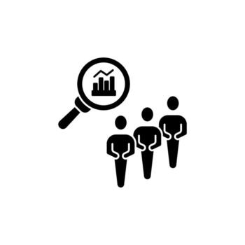 census concept line icon. Simple element illustration. census concept outline symbol design. vector