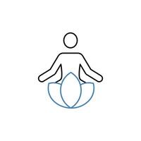 soul concept line icon. Simple element illustration. soul concept outline symbol design. vector