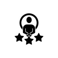 experience concept line icon. Simple element illustration. experience concept outline symbol design. vector