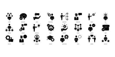 expert icons set. Set of editable stroke icons.Vector set of expert vector