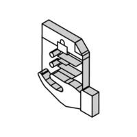 skills abilities interview job isometric icon vector illustration