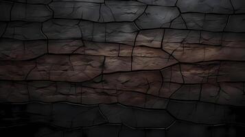 AI generated cracked dark wall black minimalist backgrounds photo