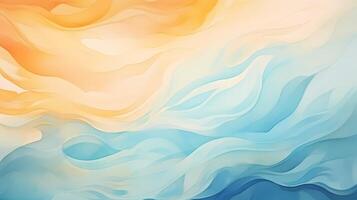 AI generated abstract background wallpapers colored waves photo