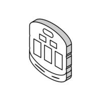 database design isometric icon vector illustration