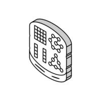 nosql database isometric icon vector illustration