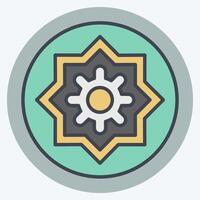 Icon Decoration. related to Kenya symbol. color mate style. simple design editable. simple illustration vector