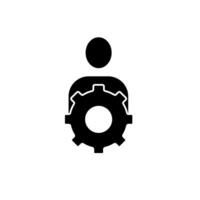 settings concept line icon. Simple element illustration. settings concept outline symbol design. vector