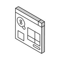 cost analysis logistic manager isometric icon vector illustration