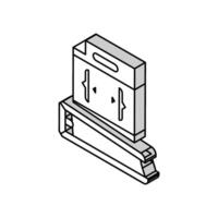 software documentation technical writer isometric icon vector illustration