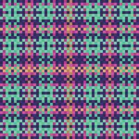 Tartan plaid pattern with texture and warm color. vector