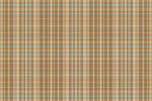 Tartan plaid pattern with texture and warm color. vector