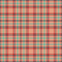 Tartan plaid pattern with texture and warm color. vector