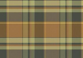 Tartan plaid pattern with texture and warm color. vector