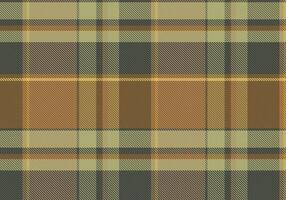 Tartan plaid pattern with texture and warm color. vector