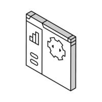 code optimization analyst isometric icon vector illustration