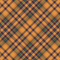 Tartan plaid pattern with texture and warm color. vector