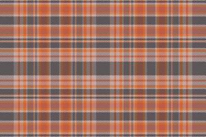 Tartan plaid pattern with texture and warm color. vector