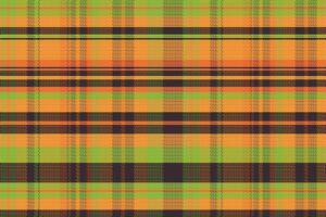 Tartan plaid pattern with texture and warm color. vector