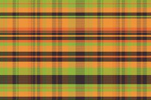 Tartan plaid pattern with texture and warm color. vector