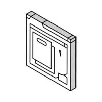 software documentation isometric icon vector illustration