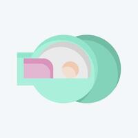 Icon Tomography. related to Medical symbol. flat style. simple design editable. simple illustration vector