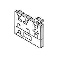 quality control machine isometric icon vector illustration