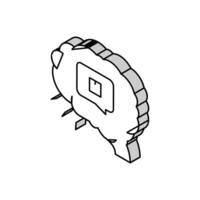 brainstorm design of box isometric icon vector illustration