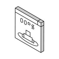 oops web error isometric icon vector illustration