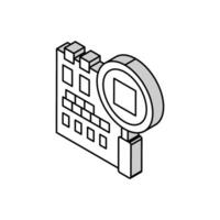 inventory management isometric icon vector illustration